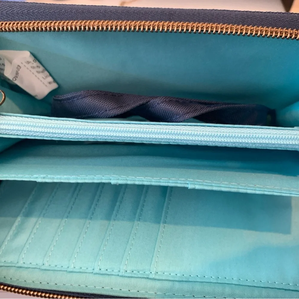 Travelon blue RDIF wallet